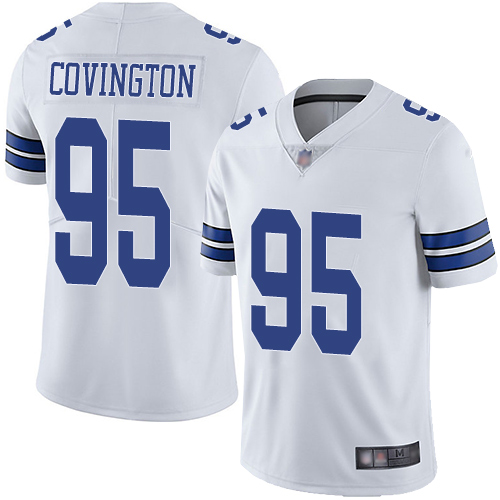 Men Dallas Cowboys Limited White Christian Covington Road 95 Vapor Untouchable NFL Jersey